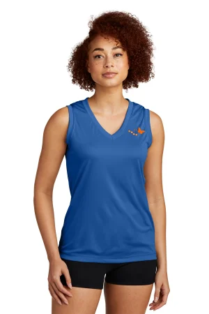 Sport-Tek Ladies Sleeveless PosiCharge Competitor V-Neck Tee LST352