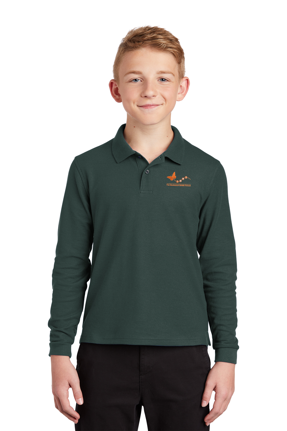 Port Authority Youth Long Sleeve Silk Touch Polo Y500LS